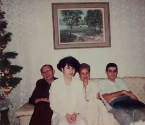 A família Manfredini no apartamento da 303 Sul